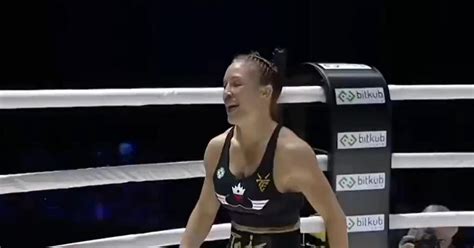 tia emery celebration|Tai Emery Flashes Audience After Bare Knuckle KO Win